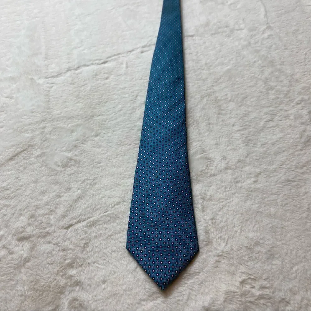 Christian Dior Monsieur Blue Tone 100% Silk Tie